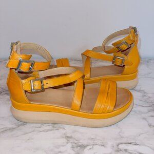 Miz Mooz Comfort Strappy Casual Platform Sandals women's size EUR 40